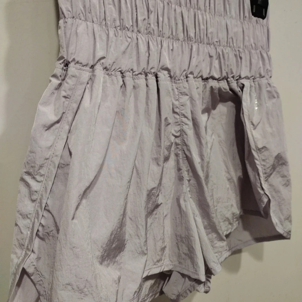 Free People Movement Women's Lilac Purple Way Home High Waist Track Shorts Sz M - Picture 3 of 7